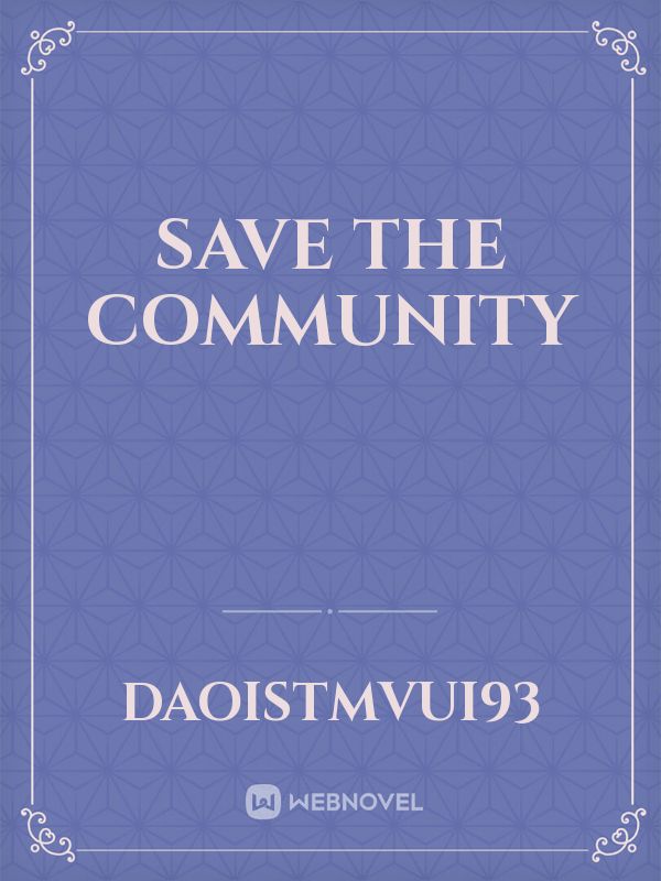 save the community Book