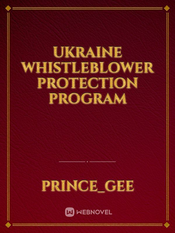Ukraine whistleblower protection program
