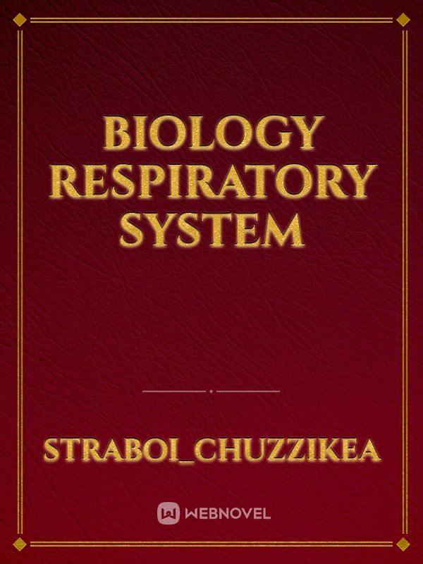 Biology Respiratory System Book