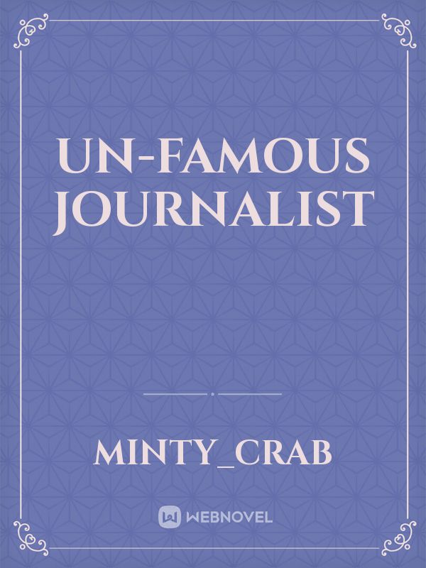 un-famous journalist Book