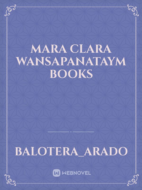 Mara Clara wansapanataym books