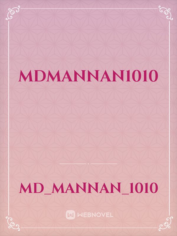 mdmannan1010 Book