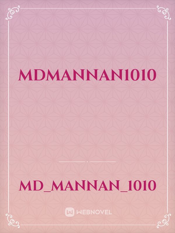 mdmannan1010