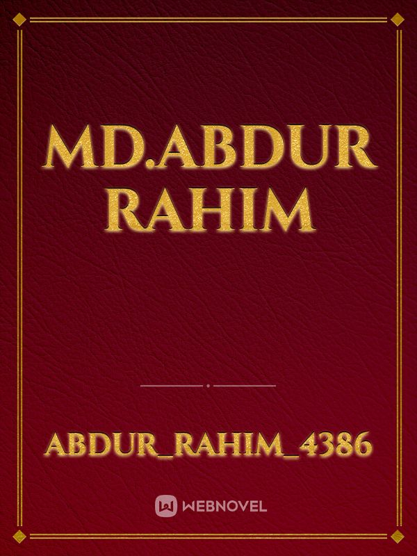 Md.Abdur Rahim Book