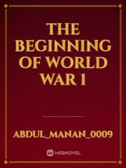 The Beginning of World War 1 Book