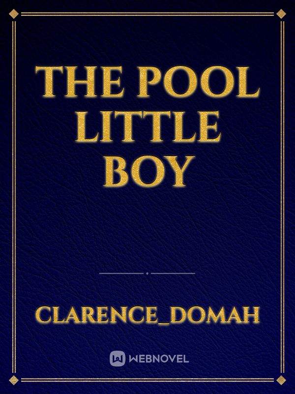 The pool little boy