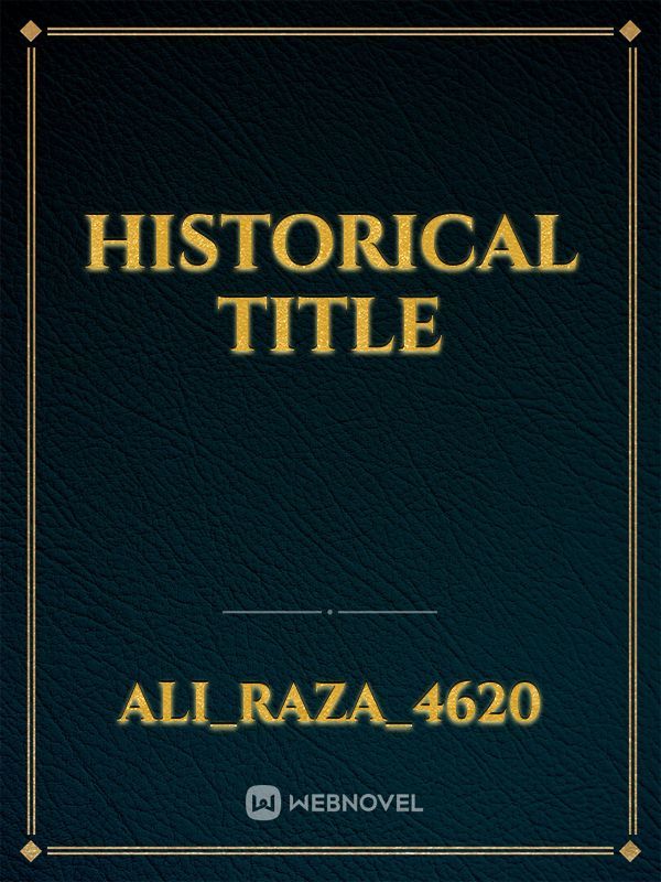 Historical title