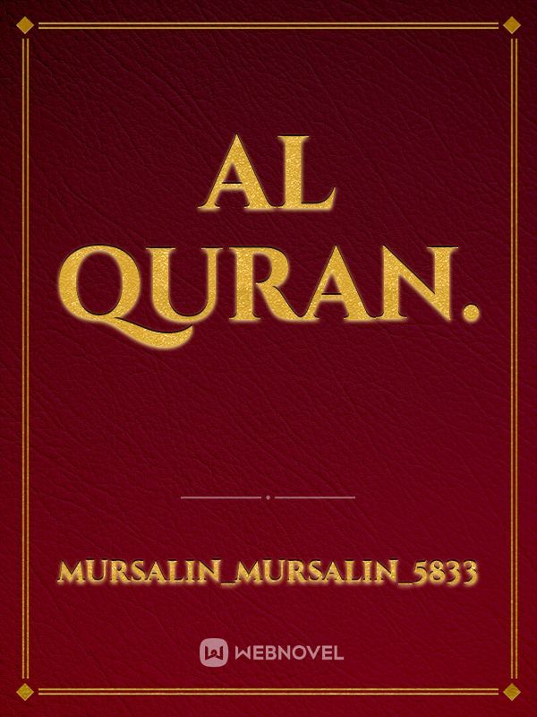 Al quran. Book
