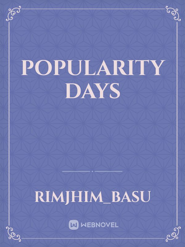 Popularity days Book