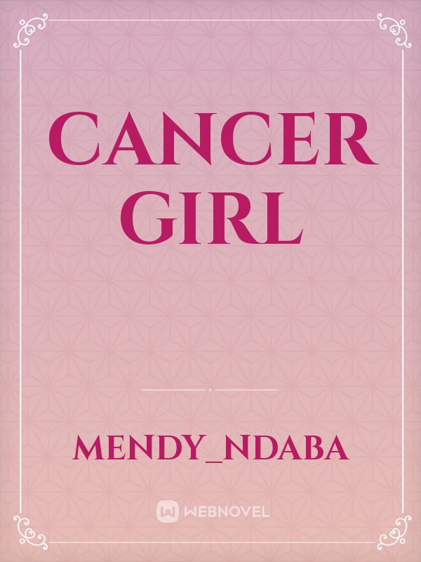 Cancer girl Book