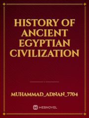 History of Ancient Egyptian civilization Book