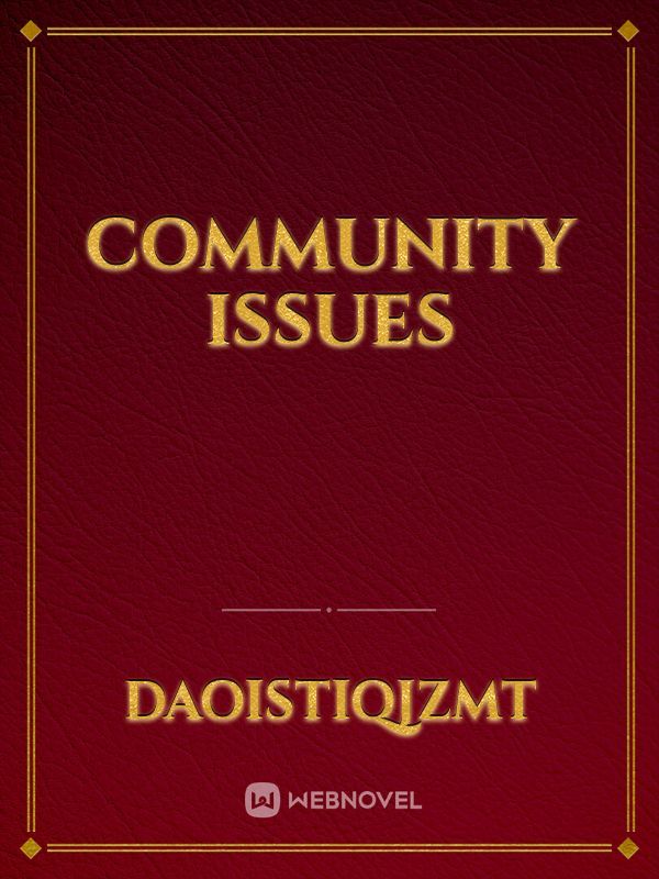 Community issues Book