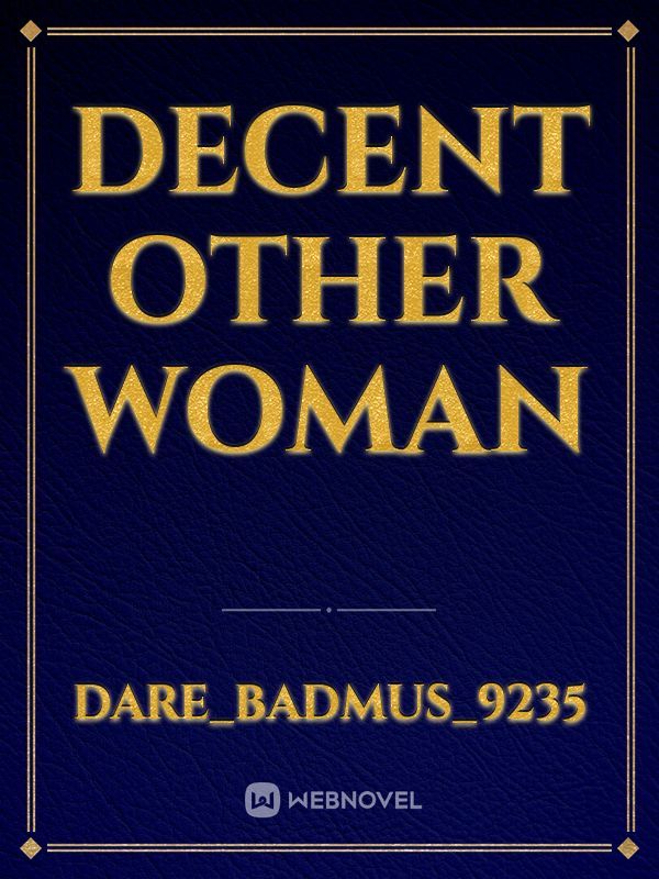 Decent Other Woman Book