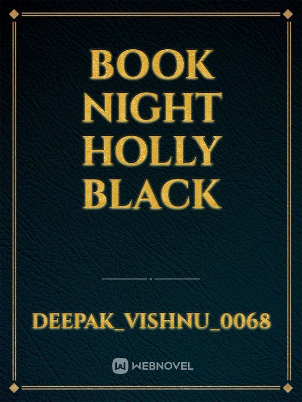Book night holly black
