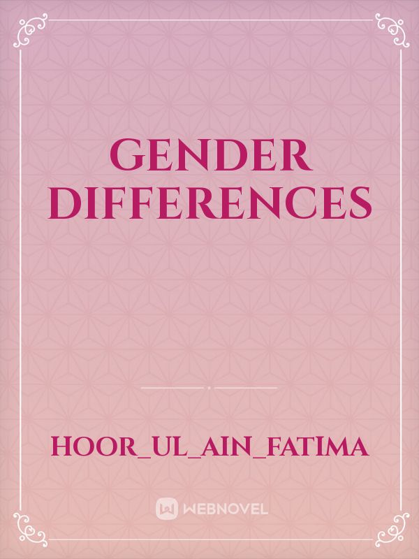 Gender differences Book