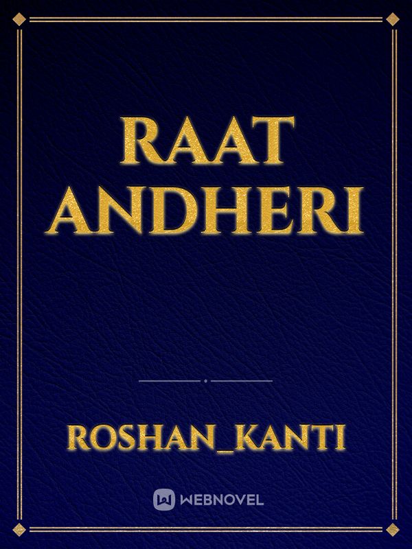 Raat andheri Book