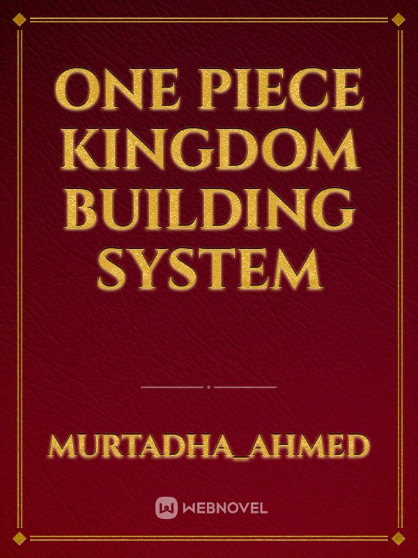 One piece kingdom building system Book