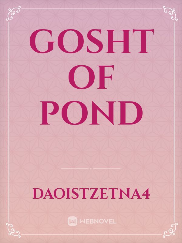Gosht of pond Book