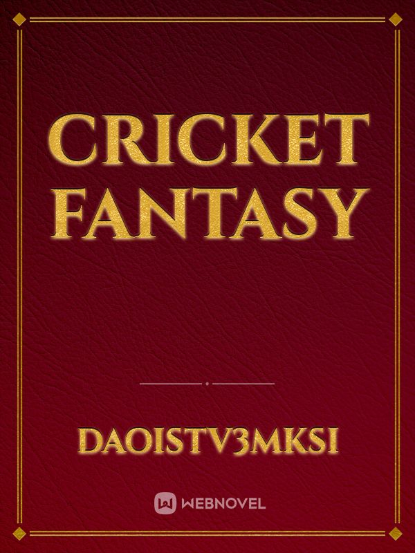 Cricket fantasy Book