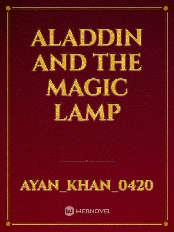 Aladdin And The Magic Lamp Book