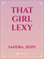 That Girl Lexy Book