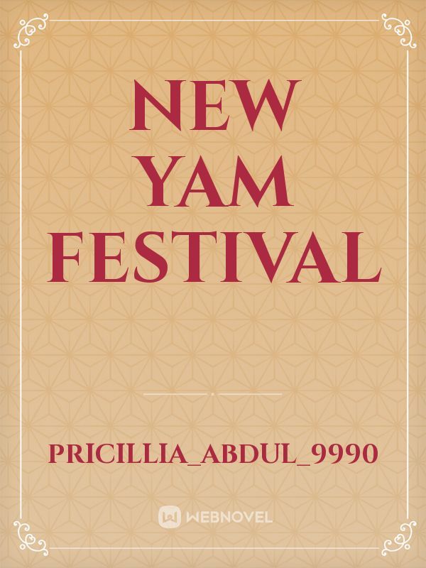 New yam festival