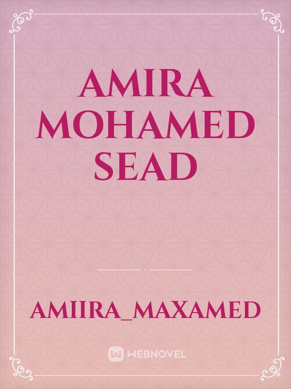 Amira Mohamed sead Book