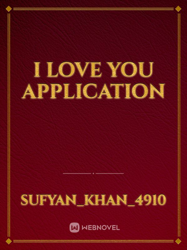I love you application Book