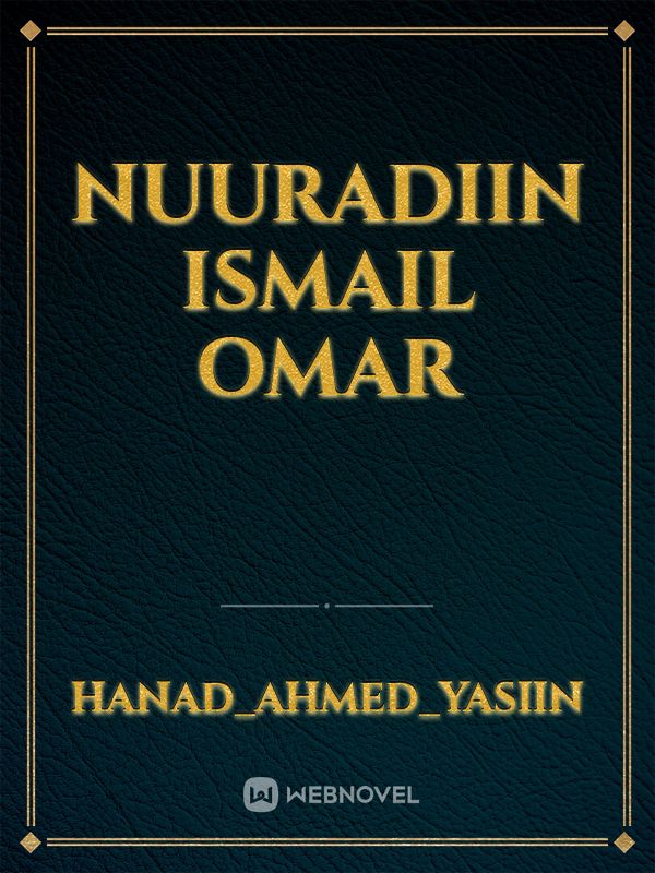 Nuuradiin Ismail omar Book