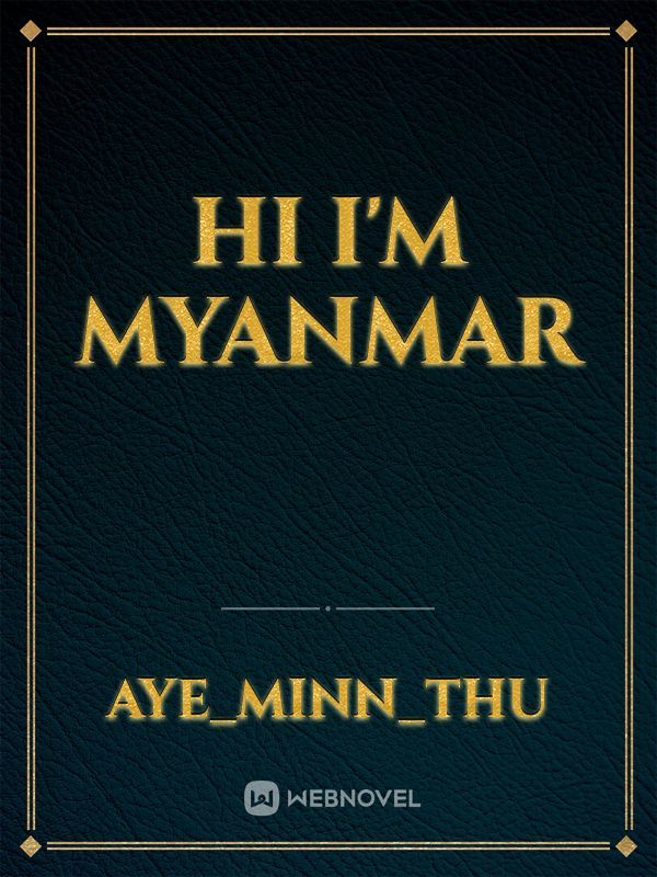 Hi i'm myanmar Book