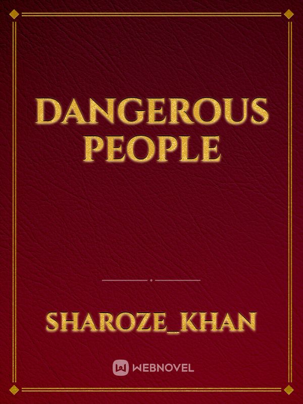 Dangerous people Book