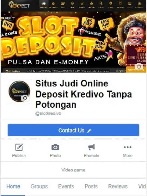 IDEBET : Situs Slot Deposit Kredivo Tanpa SN & Tanpa Potongan