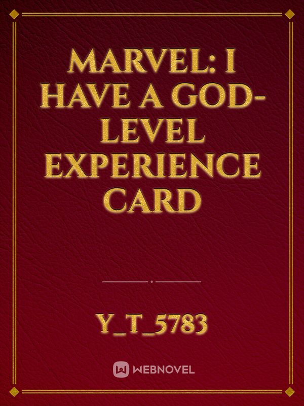 Marvel: I Have A God-Level Experience Card