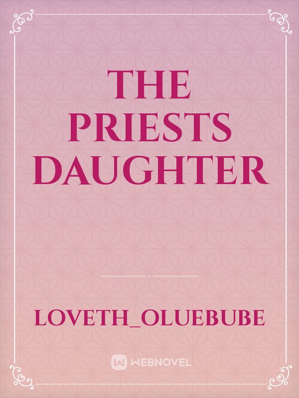 The priests daughter Book