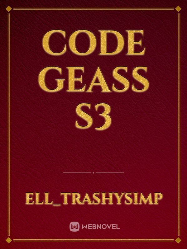 Code geass S3 Book