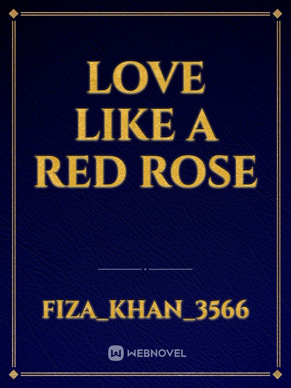 love like a red rose