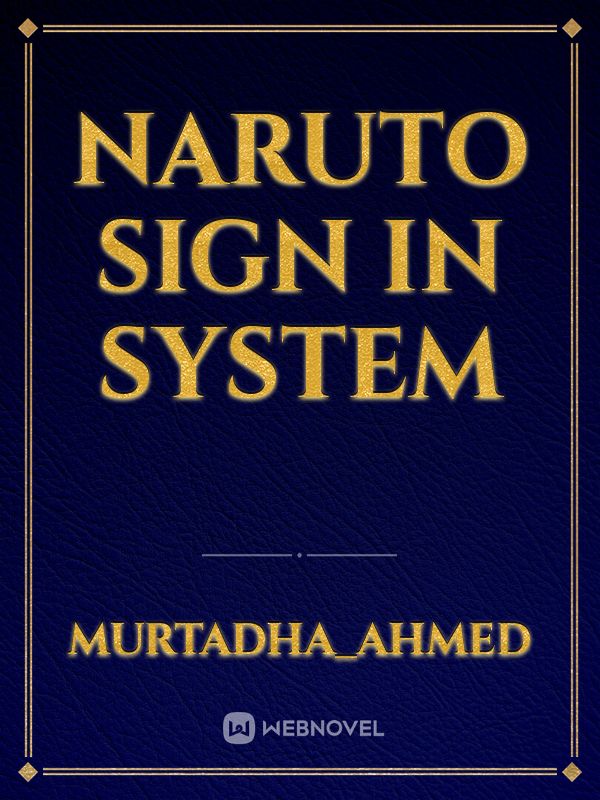 Naruto sign in system Book