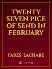 Twenty seven  pice of send in february Book