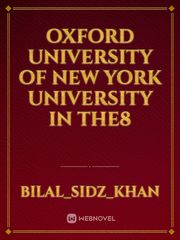 Oxford University of New York University in the8 Book