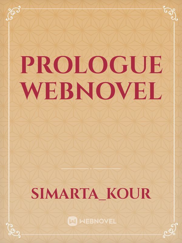 prologue webnovel Book
