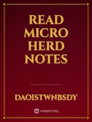 Read Micro Herd Notes Book