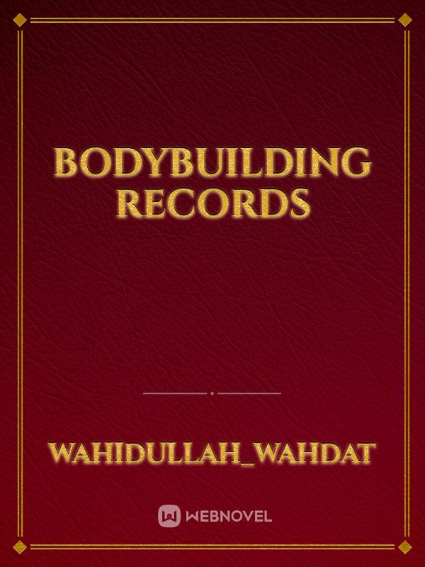 Bodybuilding records Book