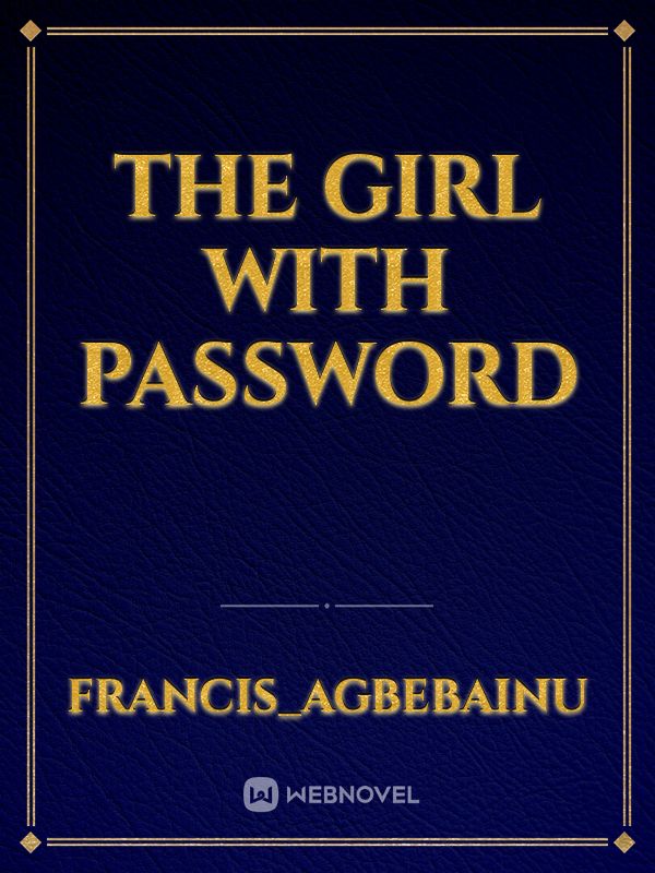 The girl with password Book