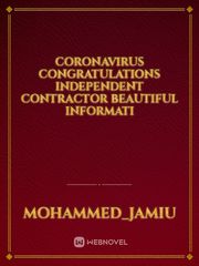 Coronavirus congratulations independent contractor beautiful informati Book