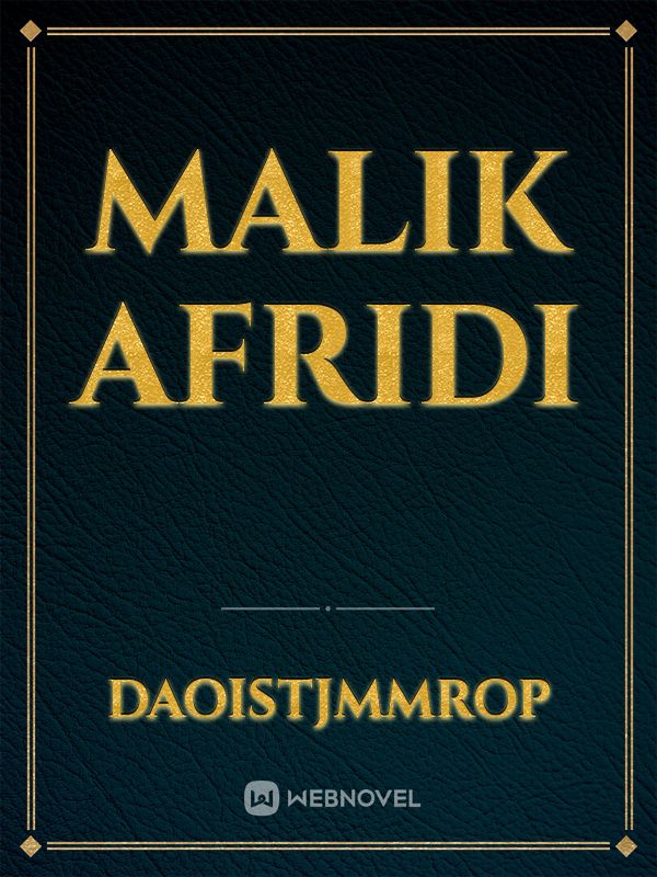 Malik afridi Book