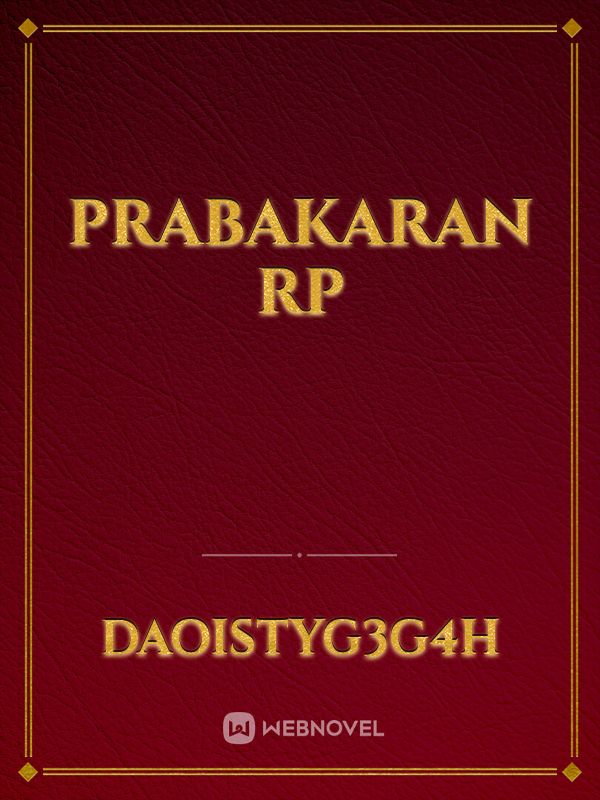 PRABAKARAN RP Book