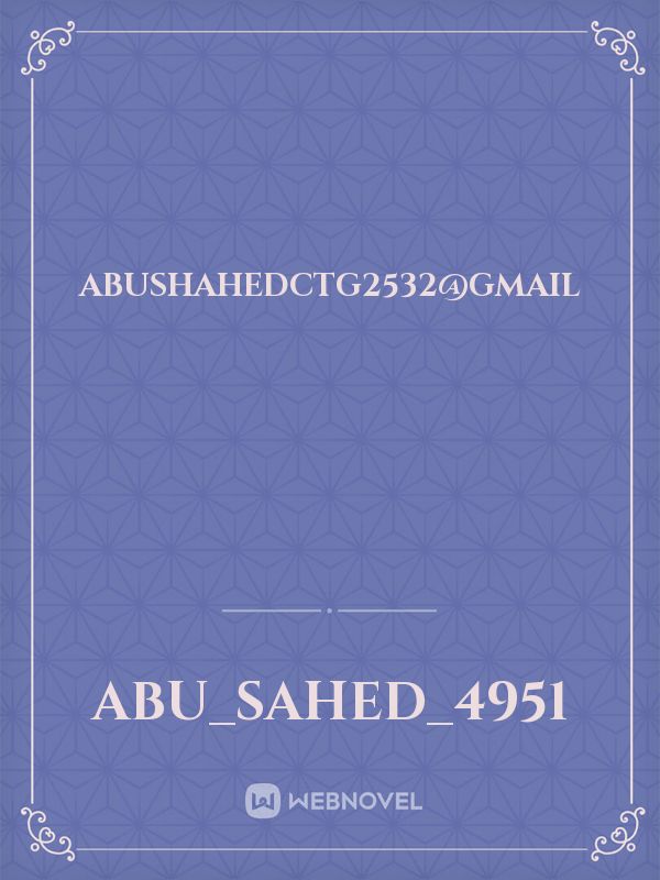 Abushahedctg2532@gmail Book