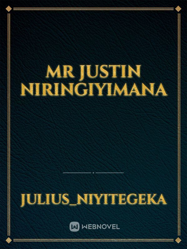 Mr Justin Niringiyimana