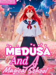 Medusa and a Magical School Book