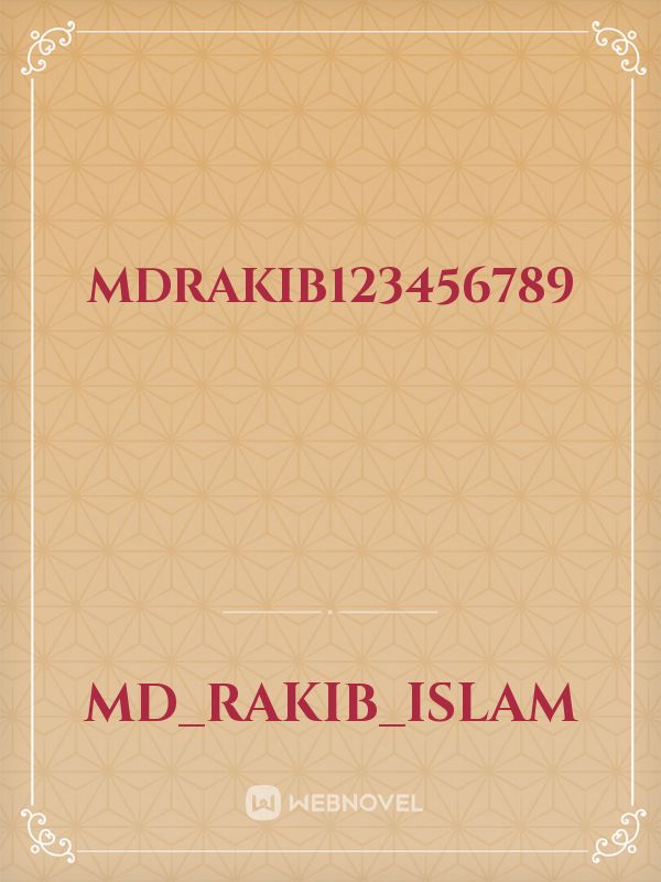 mdrakib123456789 Book